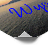 Wyoming Grand Teton Mountains Poster (Hoek)