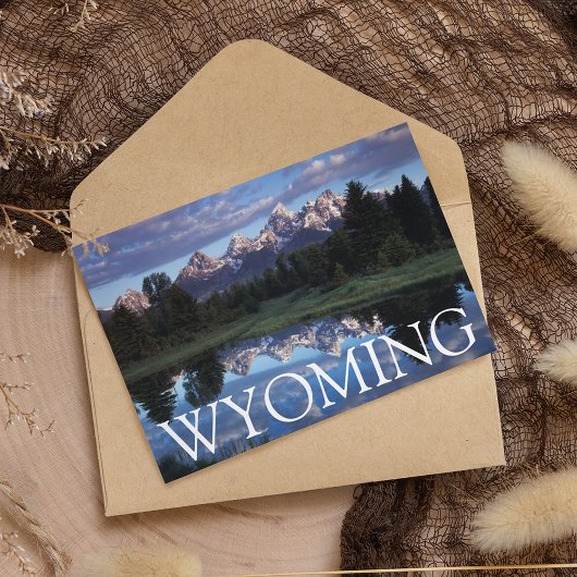 Wyoming, Grand Teton National Park 4 Briefkaart