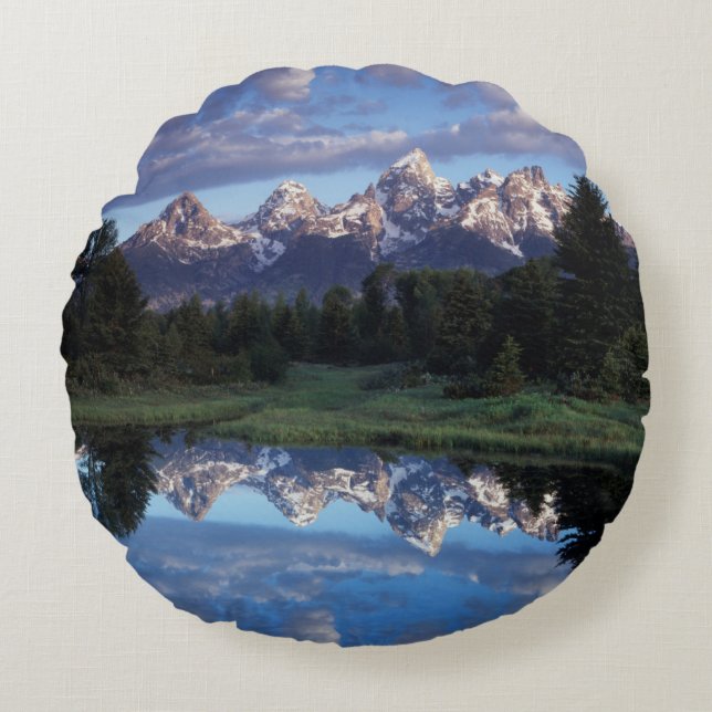 Wyoming, Grand Teton National Park 4 Rond Kussen (Voorkant)