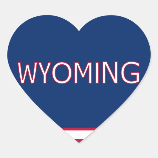 Wyoming Hart Sticker (Voorkant)