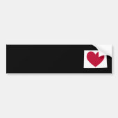 Wyoming Heart Bumpersticker (Voorkant)