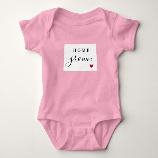 Wyoming Home Grown State T-shirt (Voorkant)