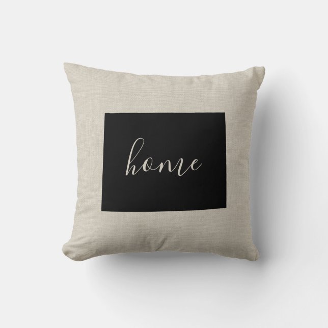 Wyoming Home State Sierkussen (Voorkant)