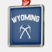 Wyoming Ice-klimmen Metalen Ornament (Links)