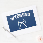 Wyoming Ice-klimmen Rechthoekige Sticker (Envelop)