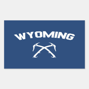 Wyoming Ice-klimmen Rechthoekige Sticker