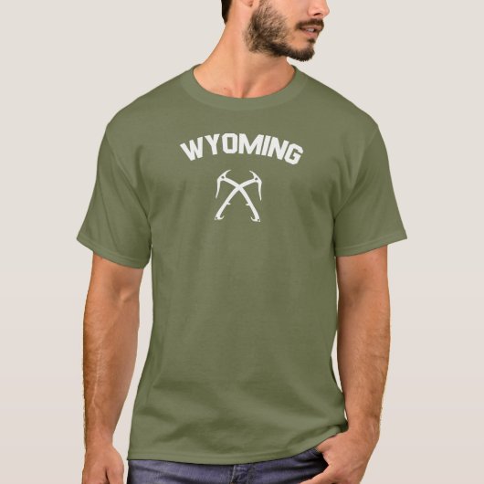 Wyoming Ice-klimmen T-shirt (Voorkant)