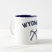 Wyoming Ice-klimmen Tweekleurige Koffiemok (Voorkant links)