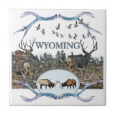WYOMING in het wild Tegeltje (Voorkant)