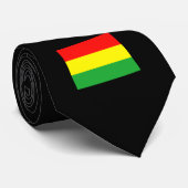 Wyoming in Rasta Kleuren Stropdas (Opgerold)