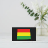 Wyoming in Rasta Kleuren Visitekaartje (Staand voorkant)