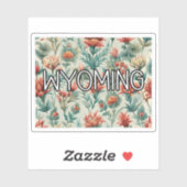 Wyoming Indische Paintborstelbloem Sticker (Vel)
