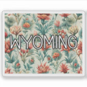 Wyoming Indische Paintborstelbloem Sticker (Voorkant)