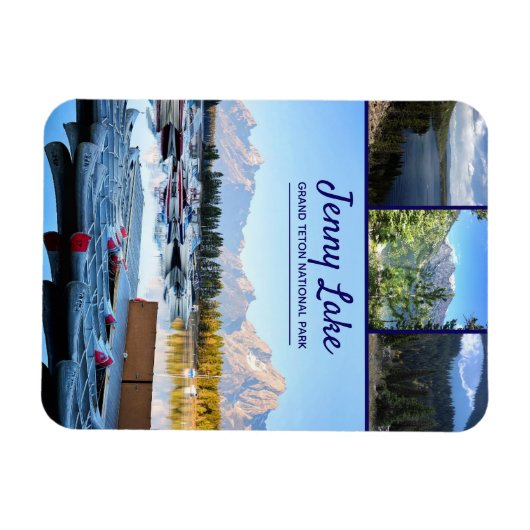Wyoming Jenny Lake | Nationaal park Grand Teton Magneet (Horizontaal)