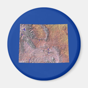 Wyoming kaart magneet