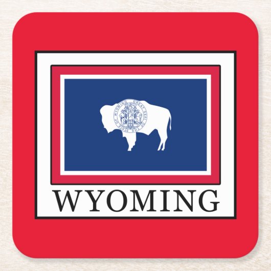 Wyoming Kartonnen Onderzetters (Voorkant)