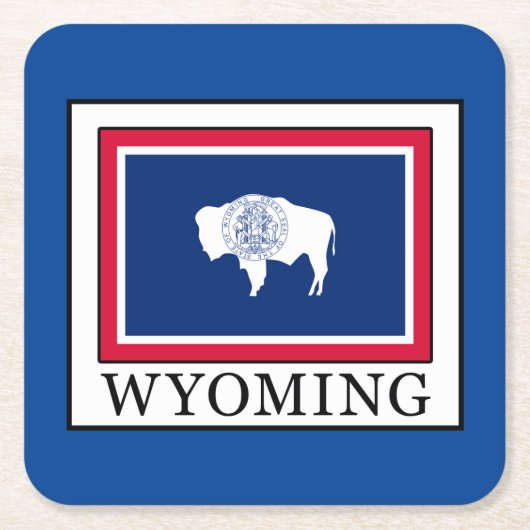 Wyoming Kartonnen Onderzetters (Voorkant)