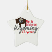 WYOMING KERAMISCH ORNAMENT (Rechts)