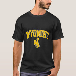 Wyoming Koe Paardrijden Een Bucking Horse T-shirt
