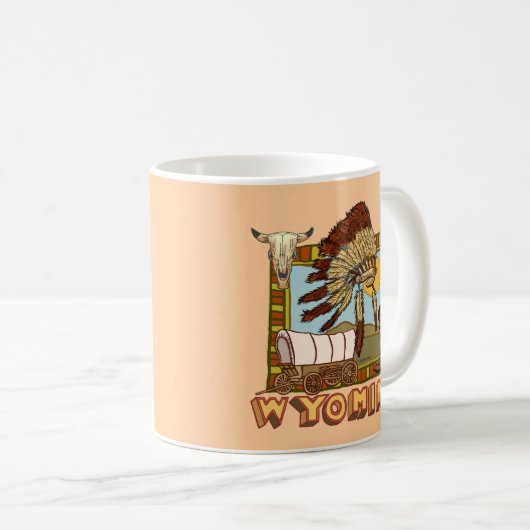 Wyoming Koffiemok (Voorkant rechts)
