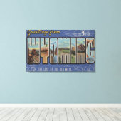 Wyoming (Laatste van het Oude westen) Canvas Afdruk (Insitu (Houten vloer))