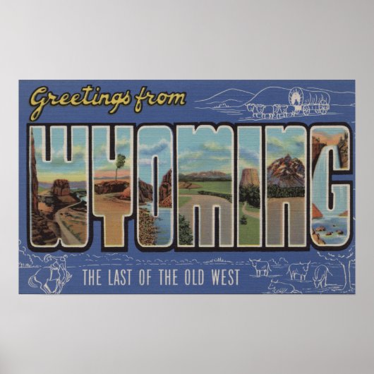 Wyoming (Laatste van het Oude westen) Poster (Voorkant)