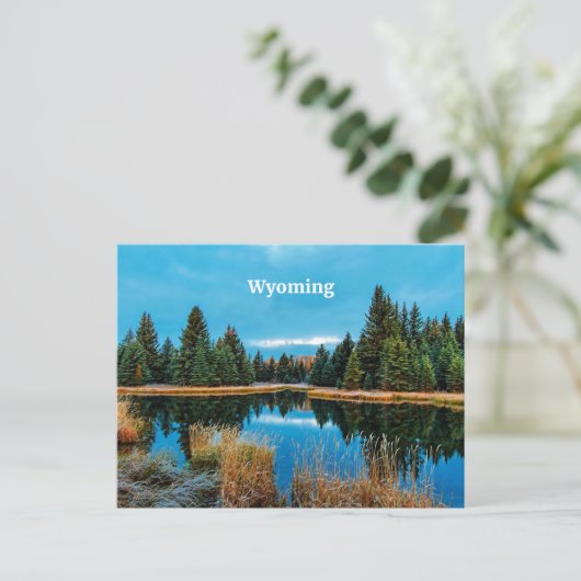 Wyoming landschapsfoto briefkaart (Staand voorkant)