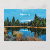 Wyoming landschapsfoto briefkaart (Voorkant)