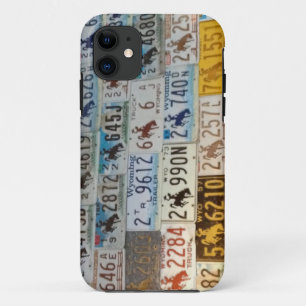 Wyoming License bord iPhone 11 Hoesje