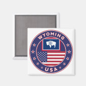 Wyoming Magneet (Voorkant / Achterkant)