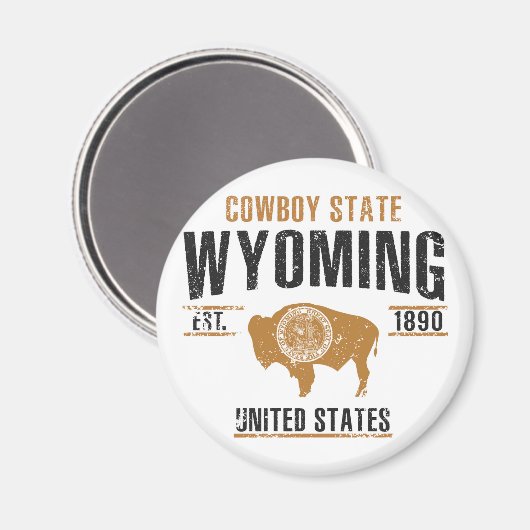 Wyoming Magneet (Voorkant / Achterkant)