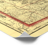 Wyoming Map 1895 Poster (Hoek)