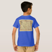 Wyoming Map 1895 T-shirt (Achterkant volledig)