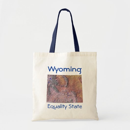 Wyoming Map Bag Tote Bag (Voorkant)