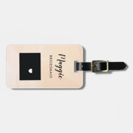 Wyoming Map Bagagelabel, Wedding Party Welcome Bagagelabel