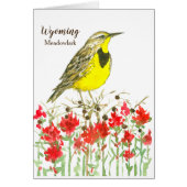 Wyoming Meadowlark Wildflower State Bird (Voorkant)