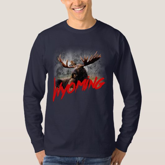 Wyoming met elzen t-shirt (Voorkant)