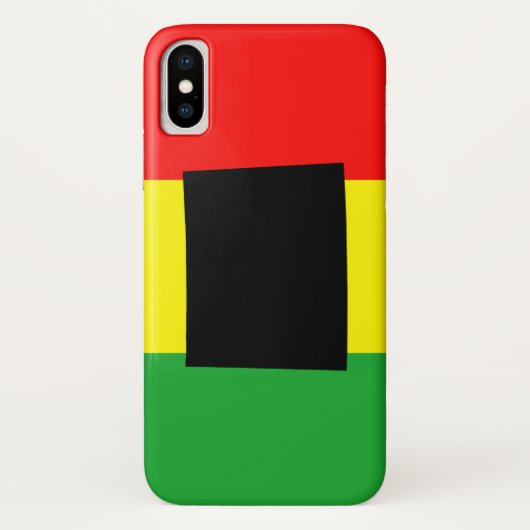 Wyoming met Rasta-kleuren Case-Mate iPhone Case (Achterkant)