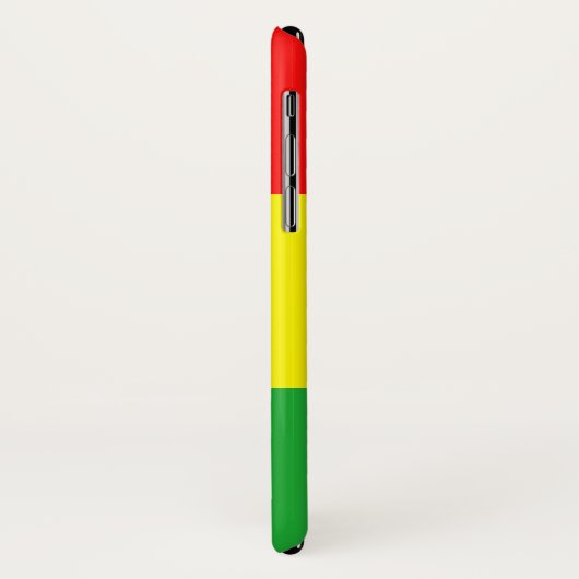 Wyoming met Rasta-kleuren Case-Mate iPhone Case (Achterkant/links)