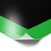 Wyoming met Rasta-kleuren Foto Afdruk (Hoek)