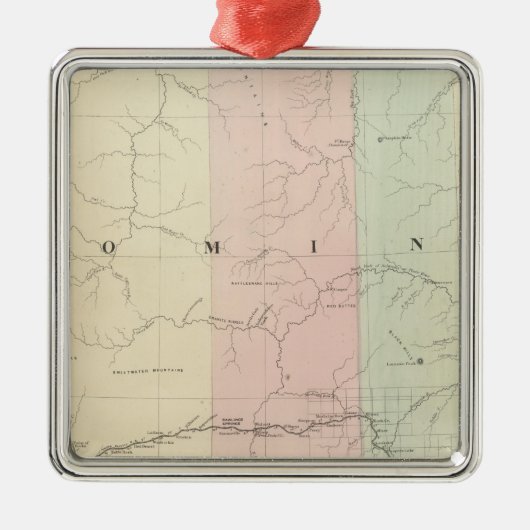 Wyoming Metalen Ornament (Voorkant)