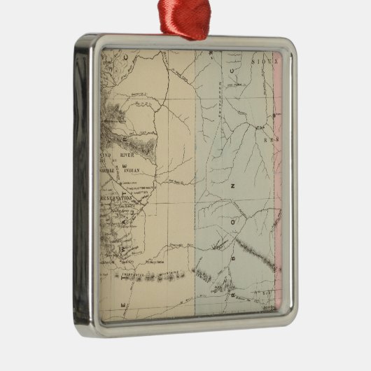 Wyoming Metalen Ornament (Rechts)