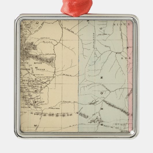 Wyoming Metalen Ornament (Voorkant)