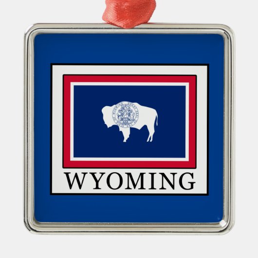 Wyoming Metalen Ornament (Voorkant)