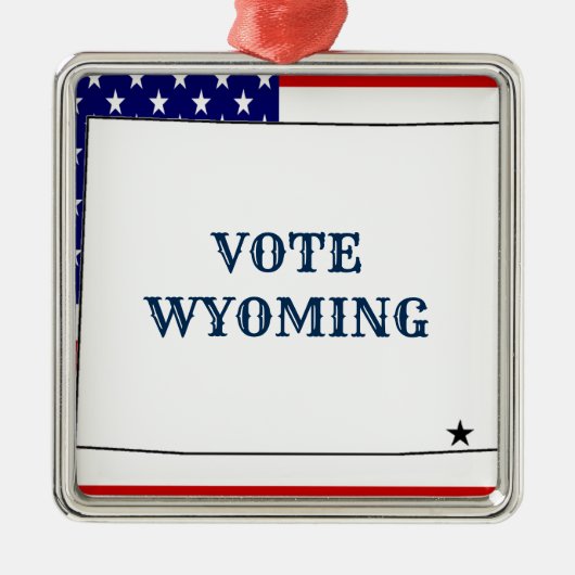 WYOMING METALEN ORNAMENT (Voorkant)