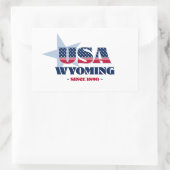Wyoming Mijn thuisstaat Sticker (Tas)