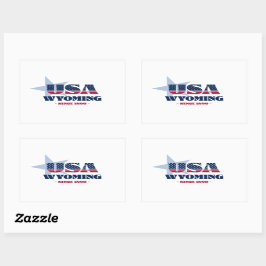 Wyoming Mijn thuisstaat Sticker