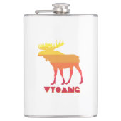 Wyoming Moose Heupfles (Voorkant)