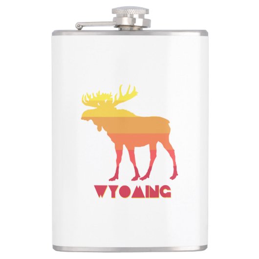 Wyoming Moose Heupfles (Voorkant)