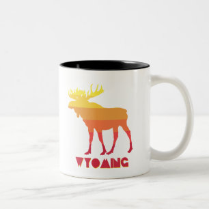 Wyoming Moose Tweekleurige Koffiemok